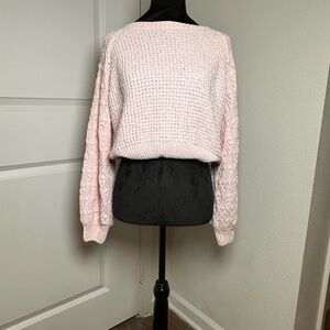 Altar’d State Pink Knit Sweater / BNWT